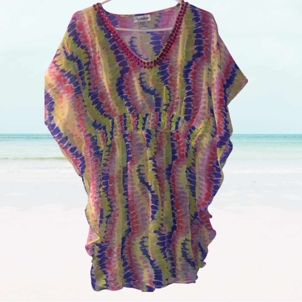 Bathing suit ⭐️Cover up⭐️ tunic with embellishment